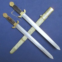 Chinese Shuangjian Double Shortswords, Late 19th Century 2